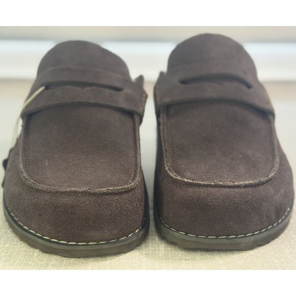 Wally Loafer-Style Suede Clogs for Men Sz 9, Slip-On Backless (NWB) main image 8
